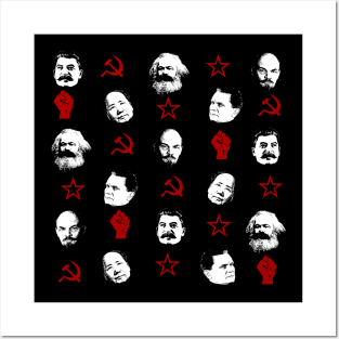 Communist Lider Pattern Posters and Art